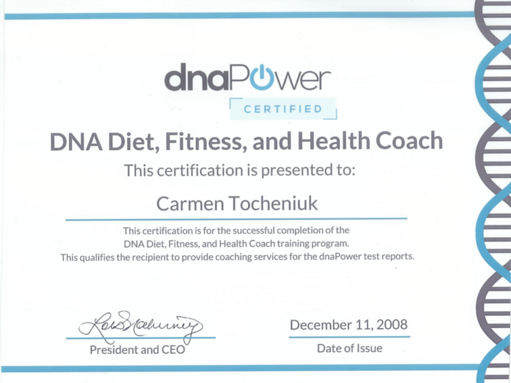 DNA Diet and fitness health coach